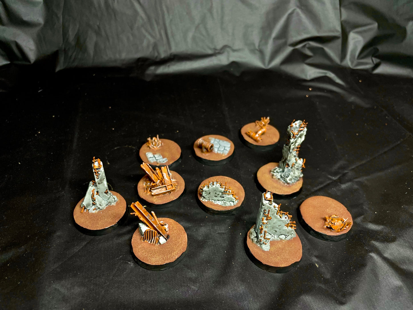 32mm Bases - Urban Ruins — Set of 10