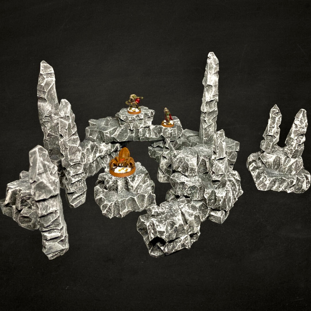 Rocky Terrain Large Bundle - 25+ pieces - Modular
